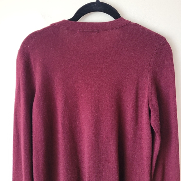 Vince Burgundy Cashmere Sweater Women's Size XS - Picture 6 of 12
